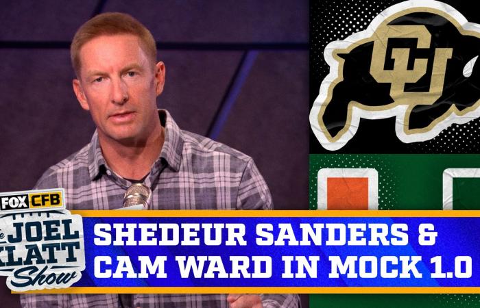 Shedeur Sanders, Cam Ward & Travis Hunter in Joel Klatt's NFL Mock Draft 1.0 | Joel Klatt Show - Iqraa news