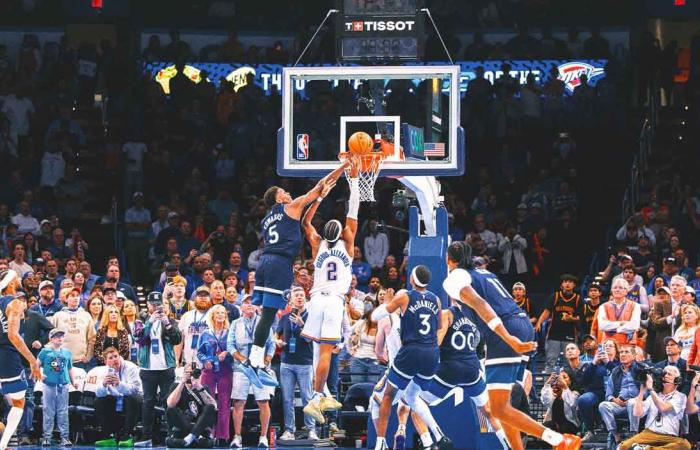 Anthony Edwards' 'Superman' block caps off Timberwolves' 25-point rally vs. Thunder - Iqraa news