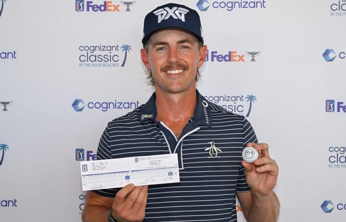 Jake
      Knapp
      shoots
      59
      at
      Cognizant
      Classic,
      15th
      sub-60
      round
      in
      PGA
      Tour
      history - Iqraa news