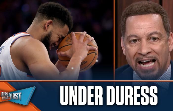 Karl-Anthony Towns is Under Duress in his return vs. Lakers | First Things First - Iqraa news