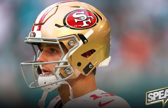 TJ Houshmandzadeh on the San Francisco 49ers' $45M offer to Brock Purdy: “For me, I’m giving him $47M a year MAXIMUM” | Speak - Iqraa news